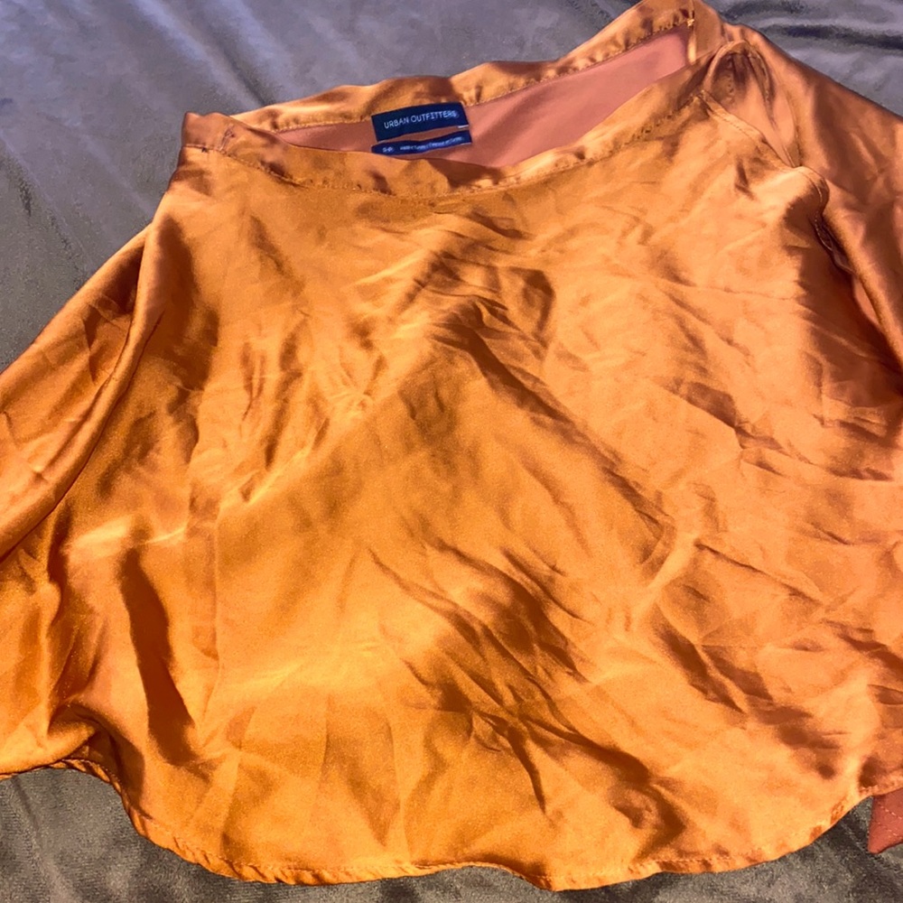 Satin urban outfitters skirt, normal wear